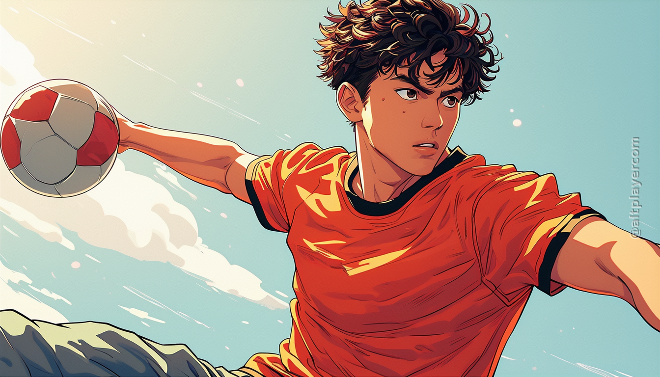 Cinematic manga character with precise line art and consistent color palette under soft lighting in a minimalist studio setting